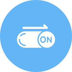 On Button Vector Icon
