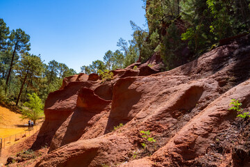Sentier des ocres à Roussillon