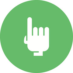 Obraz premium Hand Vector Icon