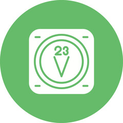 Vanadium Vector Icon