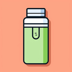 Thermos_Lid_Modern_Line_Icon_Vector_Line_Art_CuteIcon