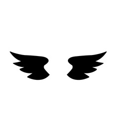 wings silhouette icon