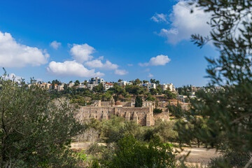 View on the Georgian Monastery of the Cross, Jerusalem