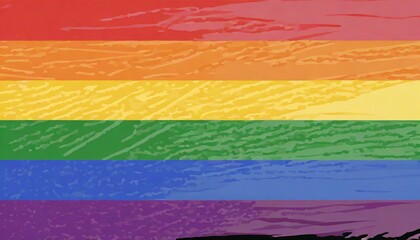 Fototapeta premium vector image of the lgbt flag, close up full screen, queer pride month, background wallpaper logo