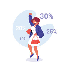 Women shopping discount sale 