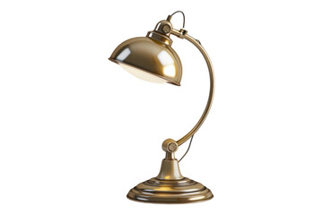 Dark lamp table lamp isolated on white background