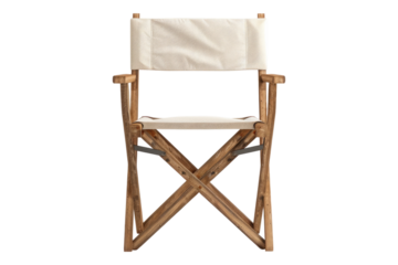 Folding chair isolated on white background