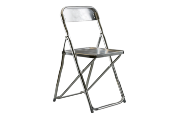 Folding chair isolated on white background