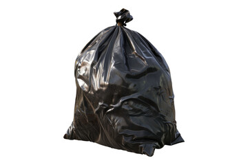 Garbage bag isolated on white background