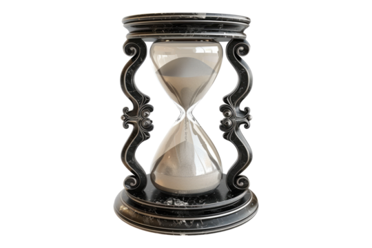 Hour glass isolated on white background