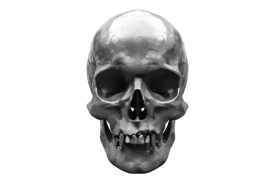 recommend clip art: Skull isolated on white background