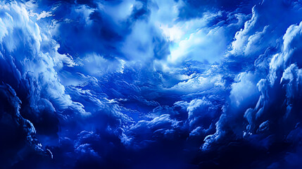 Naklejka premium A blue background with a lot of texture.