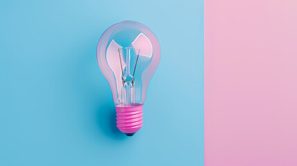 Light bulb, innovation creative concept