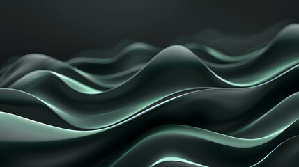 Obraz premium green black abstract presentation background