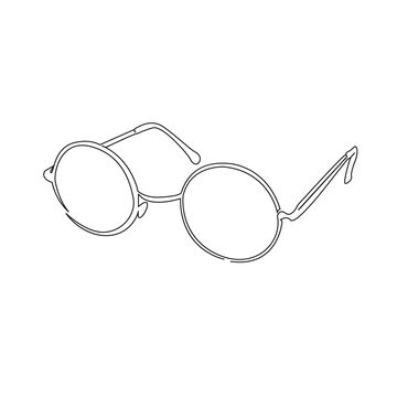 recommend clip art: round glasses