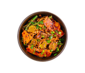 Savory stir-fried chicken and vegetables
