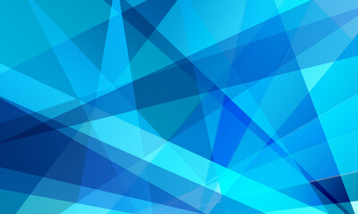 abstract blue fractal triangle geometric background