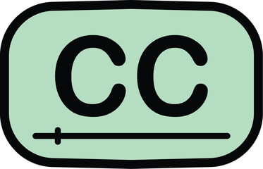 Closed, captioning, protection icon