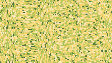Abstract seamless pattern design, green background, triangle texture