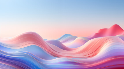 Obraz premium 3d, waves pattern, wallpaper