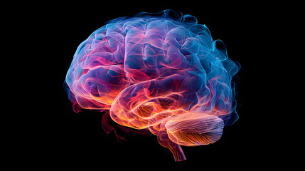 Obraz premium Design a captivating representation of human brain