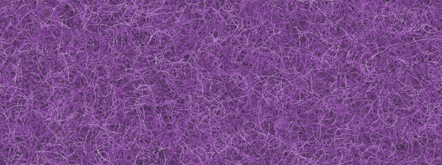 Purple cozy rug made from felted wool in a seamless pattern. Soft bright felt carpet. Abstract vector pixelated backgrounds with hairball texture.