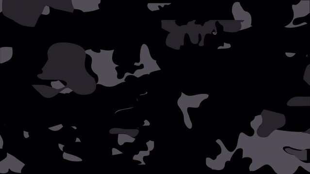 Camouflage seamless pattern gray