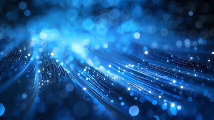 Abstract network information web science technology data center fiber optic cable 5G connection future light
