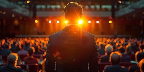 Crowd Gathered at a Vibrant Concert or Performance in a Lively Auditorium or Arena,with Spotlights...