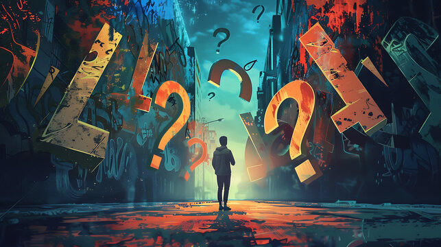 Questions wallpaper,  Directions for furthering and expanding knowledge of both the questioner and the respondent.