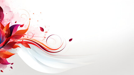 "Elegant Abstract Background with Dynamic Swirls texture wallpaper decoration on white background


