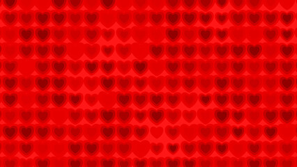 Red heart pattern overlay for Valentine's Day cards and presentations.