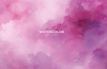 Abstract watercolor background with watercolor splashes, Pink watercolor, abstract watercolor background with clouds
