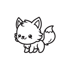 Cat logo vector logo design, illustration, silhouette