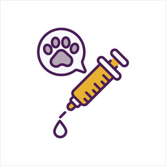 Vaccination vector icon