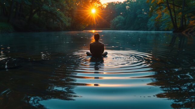 Magazine Photography Style: Calming Rhythms, featuring visuals designed to enhance mental and emotional wellness, with tranquil and soothing imagery