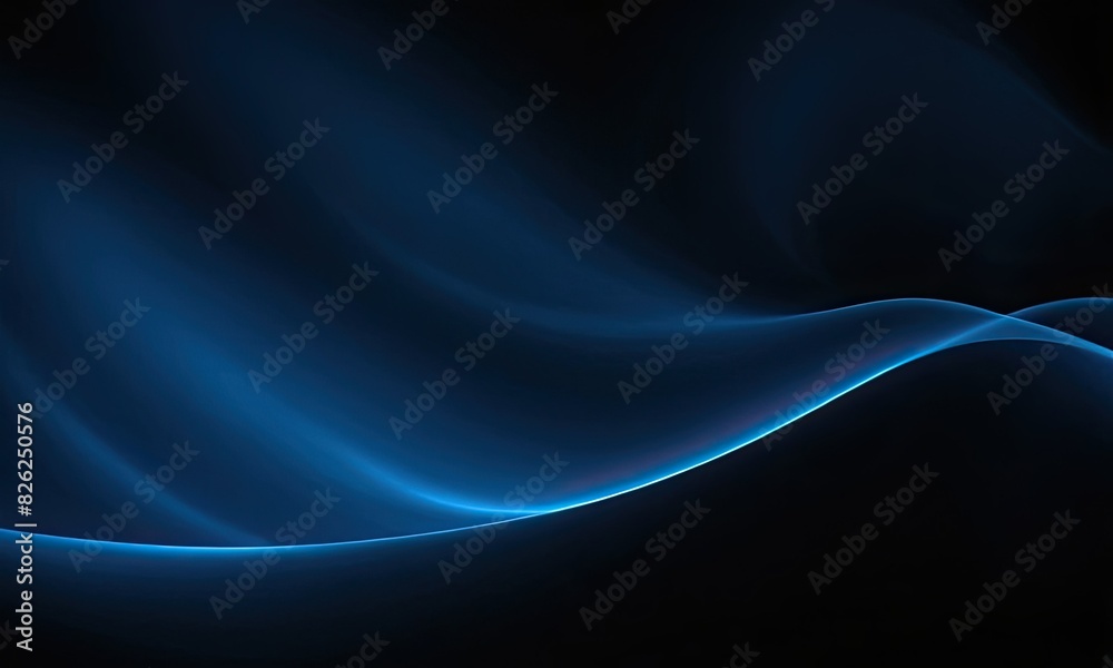 Wall mural deep blue abstract background 3d rendering