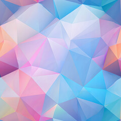 Fototapeta premium abstract irregular polygon background - triangle low poly pattern - full spectrum multi color, vector illustration