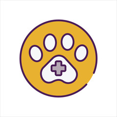 Veterinary vector icon