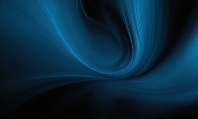 Fototapeta premium dark deep blue abstract background with smooth curved lines