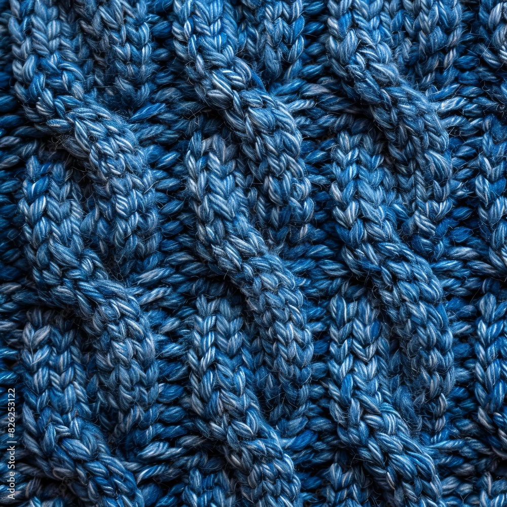 Canvas Prints knitted sweater close-up.