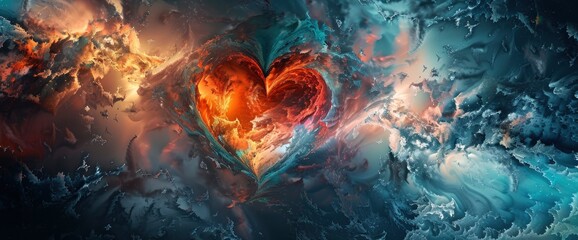 Love As An Abstract Explosion Of Emotions, Abstract Background Images