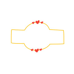 heart frame decoration