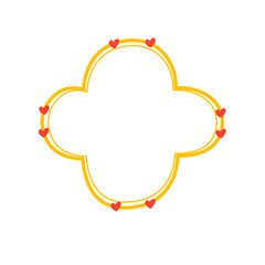 heart frame decoration