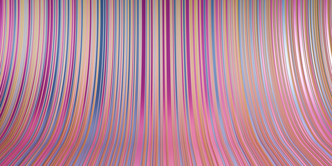 abstract 3D background with lines. Stripes wallpaper