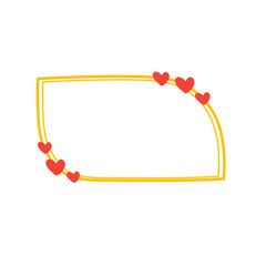 heart frame decoration