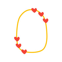 heart frame decoration
