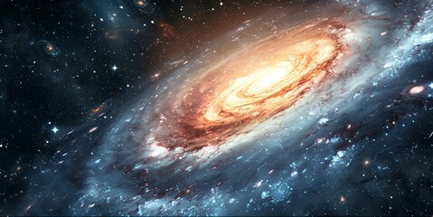 Obraz premium a galaxy in the space