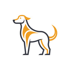 A dog logo icon vector illustration