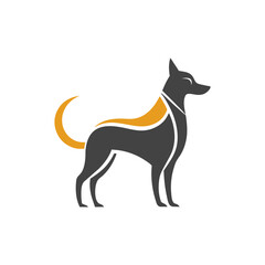 A dog logo icon vector illustration